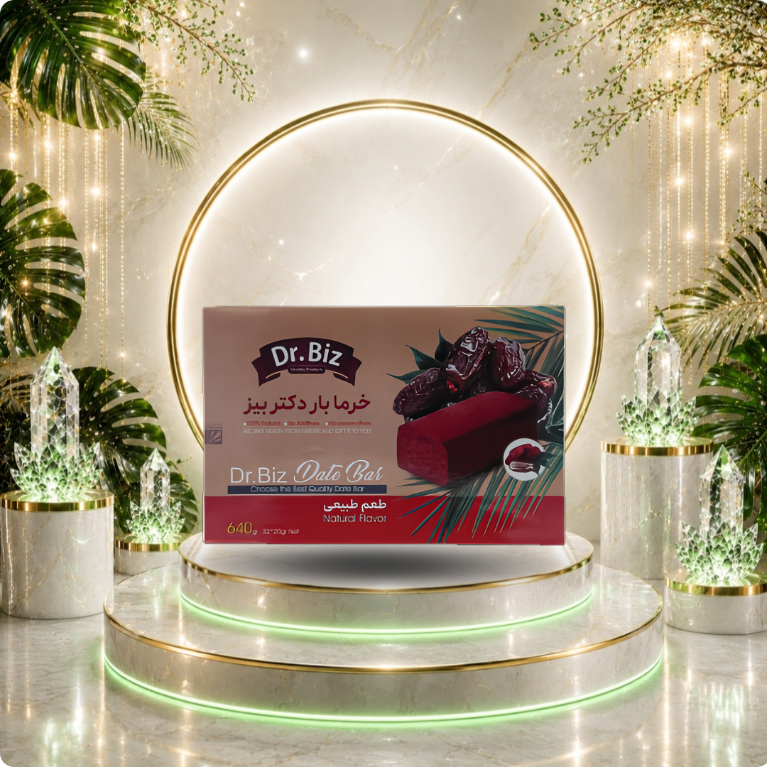 خرما بار طبیعی Dr.BIZ بسته ۶۴۰ گرمی